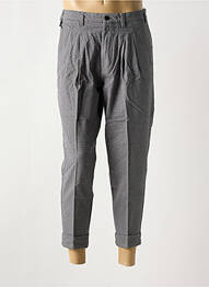 Pantalon 7/8 taille haute taille haute gris MMX homme