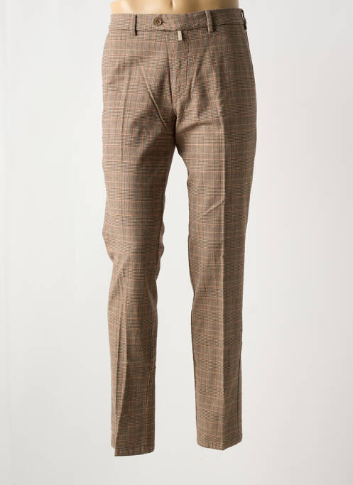 Pantalon chino marron MEYER pour homme
