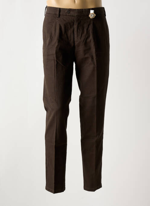 Pantalon chino marron MMX pour homme