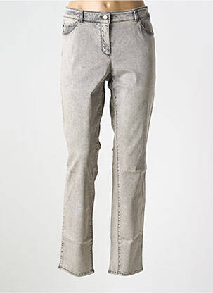 Jeans coupe droite stretch taille normale gris GERRY WEBER femme