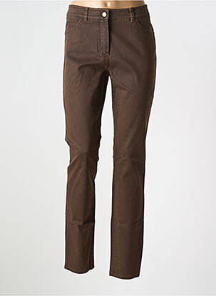 Jeans coupe slim stretch taille normale marron GERRY WEBER femme