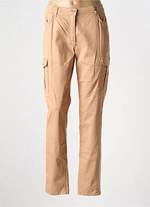 Pantalon cargo tissage popeline taille normale beige BETTY BARCLAY femme