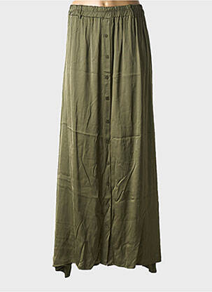 Jupe longue coupe droite vert HUMILITY femme