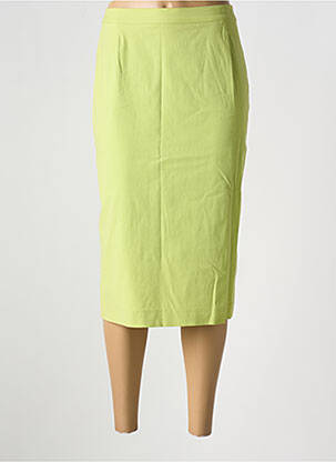 Jupe mi-longue stretch vert MARINA SPORT femme