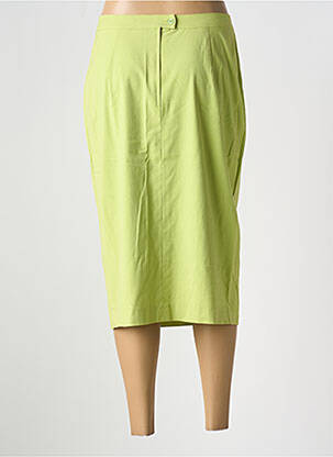 Jupe mi-longue stretch vert MARINA SPORT femme