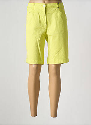 Bermuda tissage popeline taille normale vert BETTY BARCLAY femme