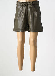 Short tissage simili-cuir taille normale vert LIU JO femme