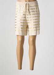 Bermuda beige MAJESTIC FILATURES pour femme seconde vue
