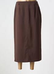 Jupe longue marron FE EDITION pour femme seconde vue