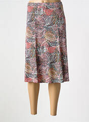 Jupe mi-longue rouge GEVANA pour femme seconde vue