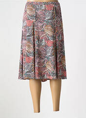 Jupe mi-longue rouge GEVANA pour femme seconde vue