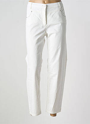 Pantalon droit blanc BETTY BARCLAY pour femme