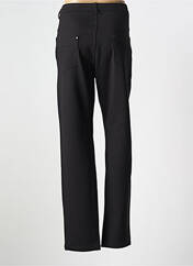 Pantalon droit noir GEVANA pour femme seconde vue
