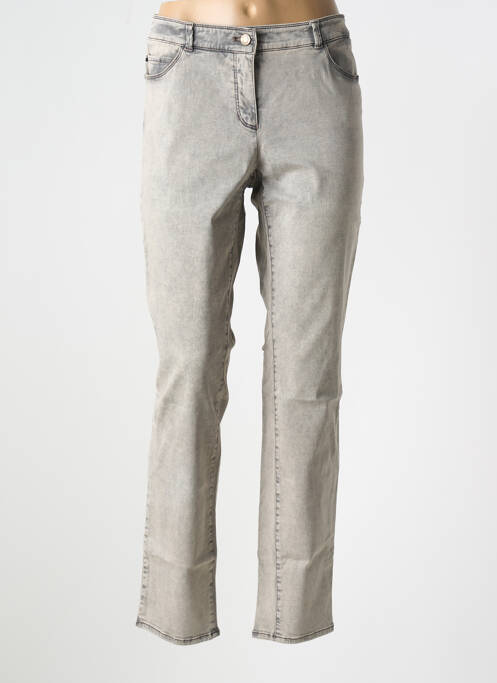 Jeans coupe droite gris GERRY WEBER pour femme