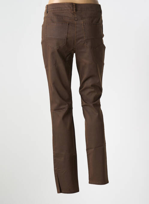 Jeans coupe slim marron GERRY WEBER femme