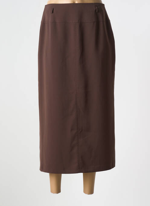 Jupe longue marron FE EDITION pour femme