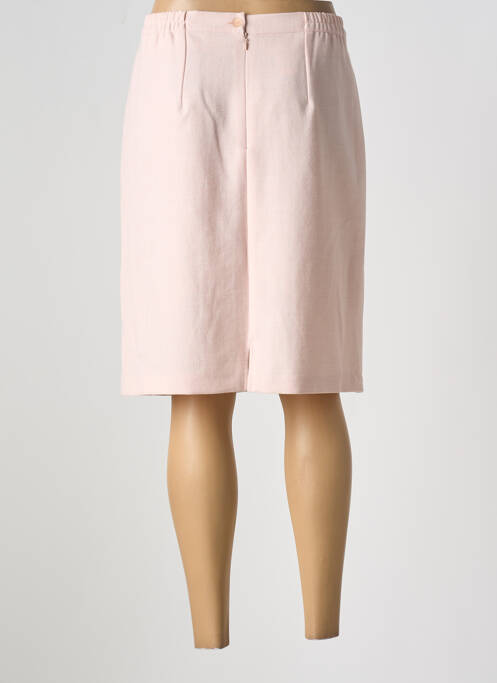 Jupe mi-longue rose GEVANA pour femme
