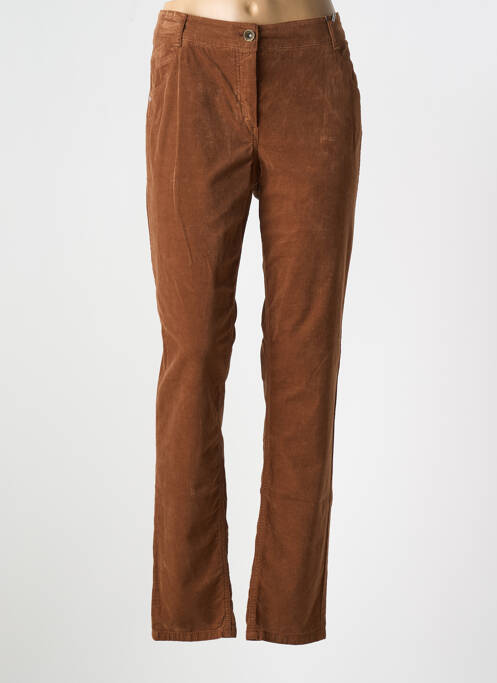 Pantalon droit marron ATELIER GARDEUR pour femme