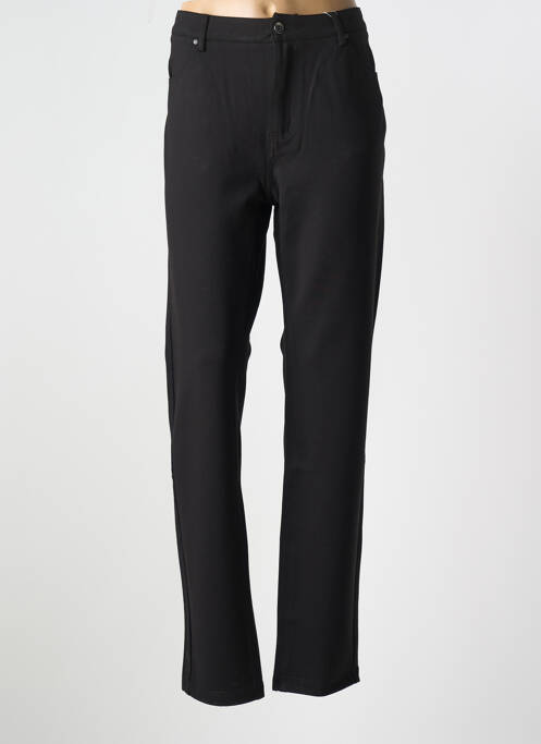 Pantalon droit noir GEVANA pour femme