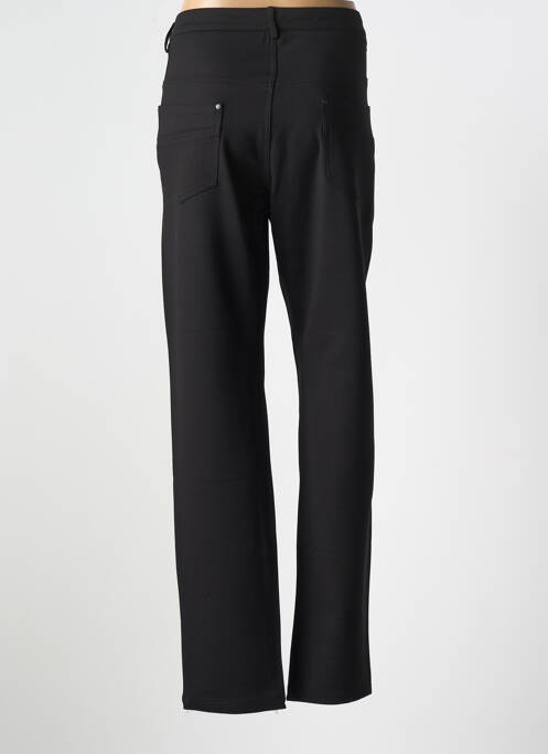 Pantalon droit noir GEVANA pour femme