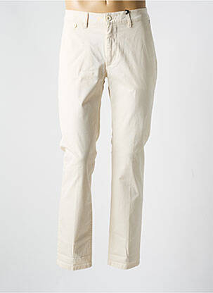 Pantalon chino stretch taille normale beige FREEMAN T.PORTER homme