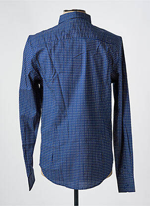 Chemise manches longues imprimé fantaisie bleu FREEMAN T.PORTER homme