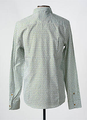 Chemise manches longues coupe droite vert FREEMAN T.PORTER homme