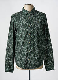 Chemise manches longues coupe droite vert FREEMAN T.PORTER homme