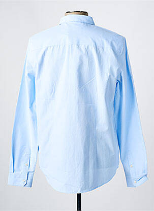 Chemise manches longues coupe droite bleu FREEMAN T.PORTER homme