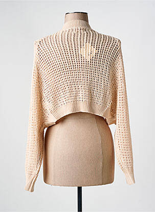 Gilet manches longues coupe cintrée beige NEKANE femme