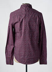 Chemise manches longues violet FREEMAN T.PORTER pour homme seconde vue