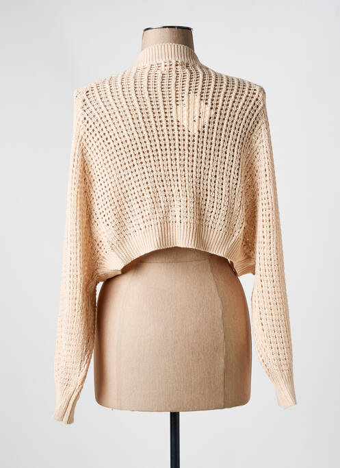 Gilet manches longues beige NEKANE pour femme