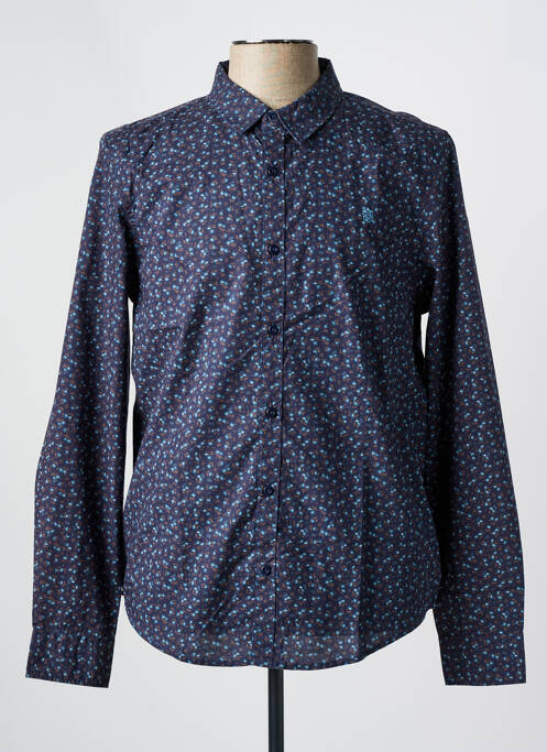Chemise manches longues bleu FREEMAN T.PORTER pour homme