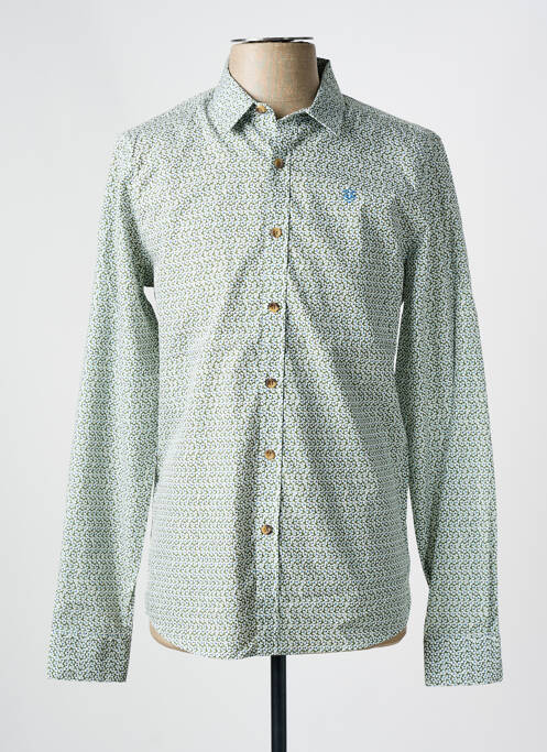 Chemise manches longues vert FREEMAN T.PORTER pour homme