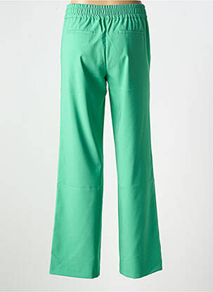 Pantalon droit tissage crêpe taille normale vert BETTY BARCLAY femme