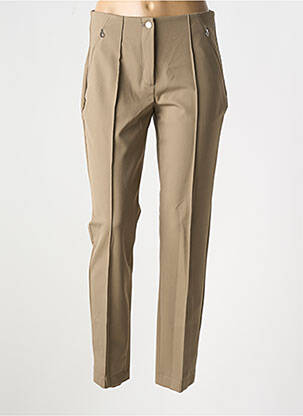 Pantalon slim taille haute taille haute marron GERRY WEBER femme