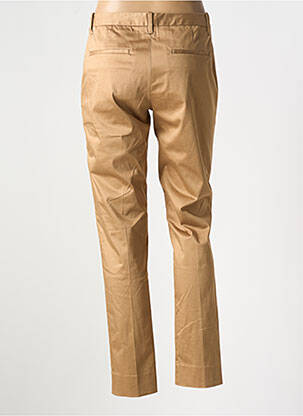 Pantalon chino tissage popeline taille normale marron GANT femme