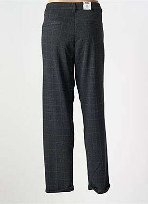 Pantalon chino fermeture zippée sous rabat boutonné taille normale gris ANGELS femme