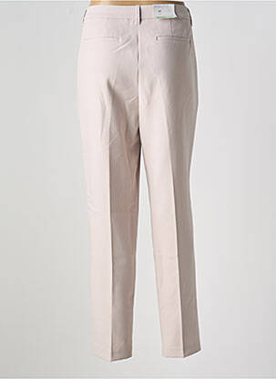Pantalon chino fermeture zippée sous rabat boutonné taille normale beige BETTY BARCLAY femme