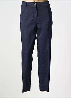 Pantalon chino tissage popeline taille normale bleu GERRY WEBER femme