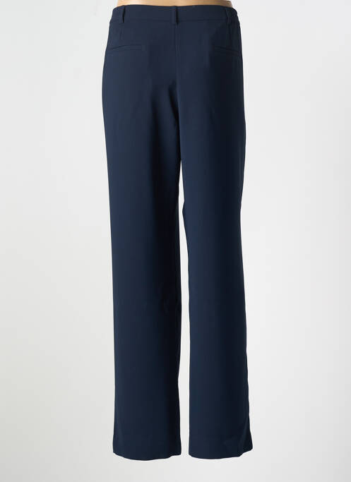 Pantalon droit bleu CHRISTINE LAURE pour femme