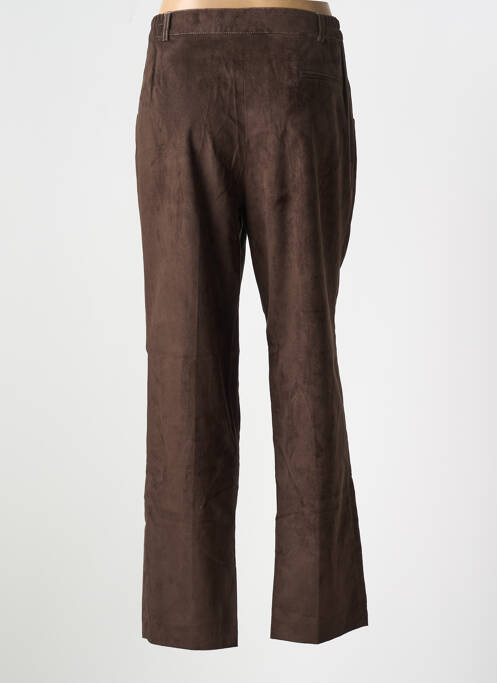 Pantalon droit marron PAUL MATIS pour femme