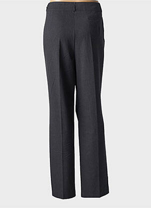 Pantalon droit fermeture zippée sous rabat boutonné gris GERRY WEBER femme