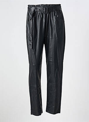 Pantalon droit taille élastique noir LIU  JO femme