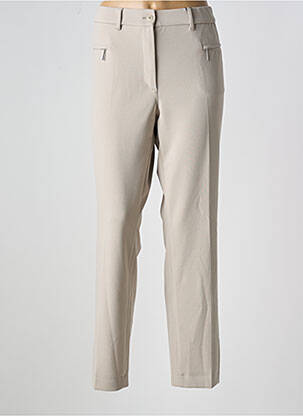 Pantalon droit poches beige GARDEUR femme