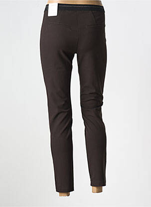 Pantalon slim taille élastique marron GERRY WEBER femme