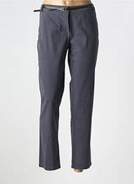 Pantalon slim taille basse taille basse gris LA FEE MARABOUTEE femme