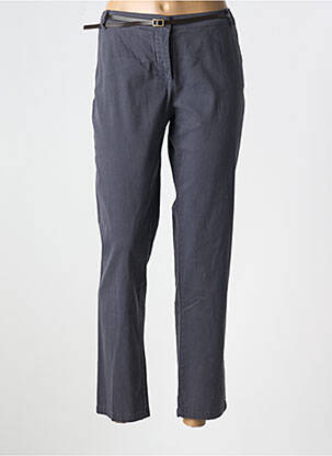Pantalon slim taille basse taille basse gris LA FEE MARABOUTEE femme