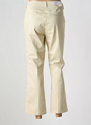 Pantalon droit fermeture zippée sous rabat boutonné beige BETTY BARCLAY femme