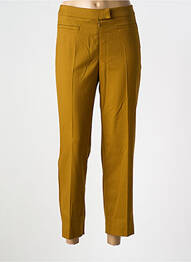 Pantalon 7/8 fermeture zippée sous rabat boutonné vert COP COPINE femme